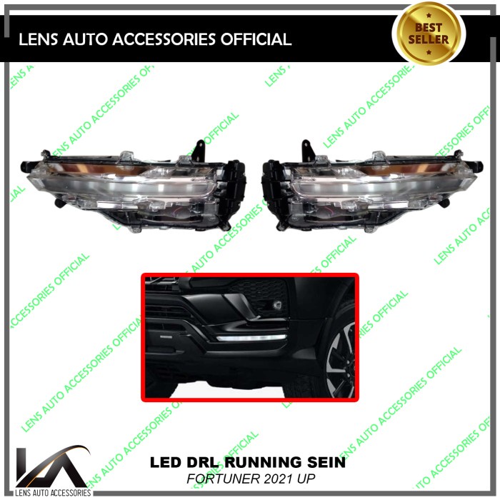 DRL BUMPER SEIN RUNNING FORTUNER 2021 UP termurah
