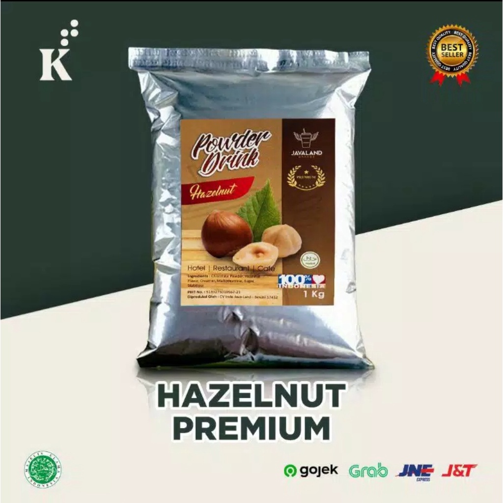 

Powder Hazelnut Bubuk Numan Bubble Drink Javaland 1 Kg