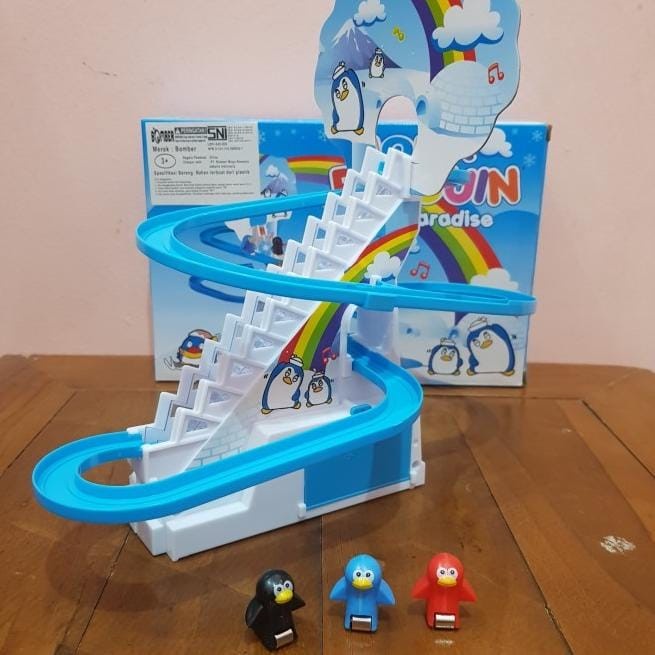 Mainan Pinguin Naik Tangga/Mainan Anak Seluncur Pinguin/Jolly Pinguin Ready