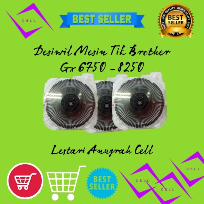 

Desiwil Mesin Tik Original Brother GX 6750 - 8250