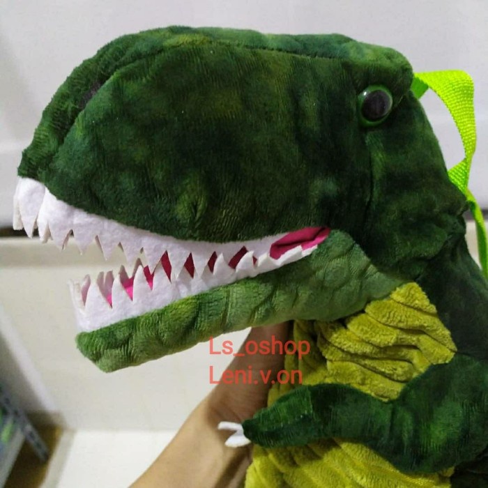 Tas Karakter Dino / Tas Dinosaurus / Tas Ransel Anak / Tas Boneka Dino