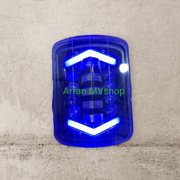 lampu daymaker kotak 7" - headlamp feroza, taft gt, kijang super