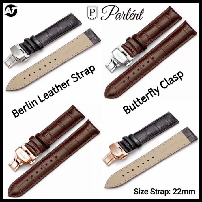 TALI JAM PARLENT BERLIN LEATHER STRAP BUTTERFLY CLASP ORIGINAL