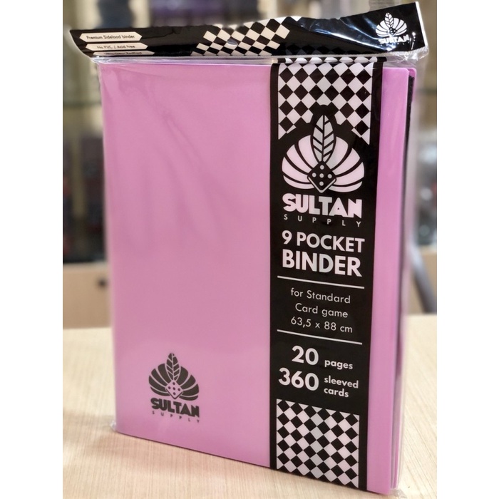 

Sultan Supply Card Album 9 Pocket Binder Lilac 360