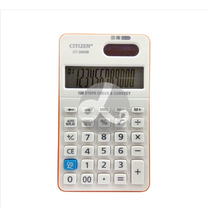 

Kalkulator Calculator CITIZEIV CT-3000II 3000 II 12 Digits