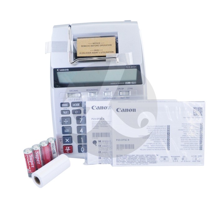 

CALCULATOR P23 DTSC Canon Printer kalkulator P23-DTSC