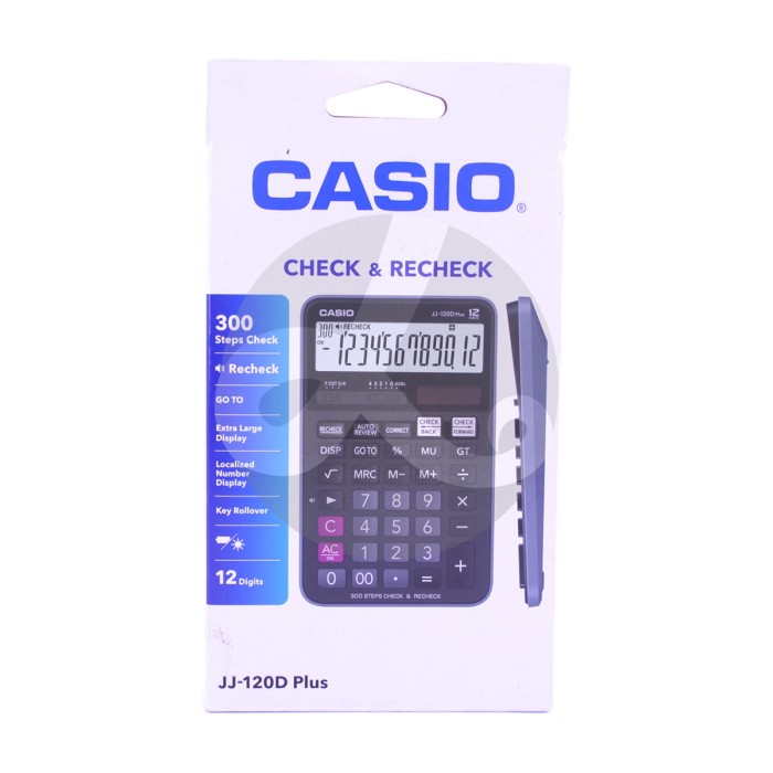 

Kalkulator Casio Practical Calculator JJ-120D Plus Casio Original