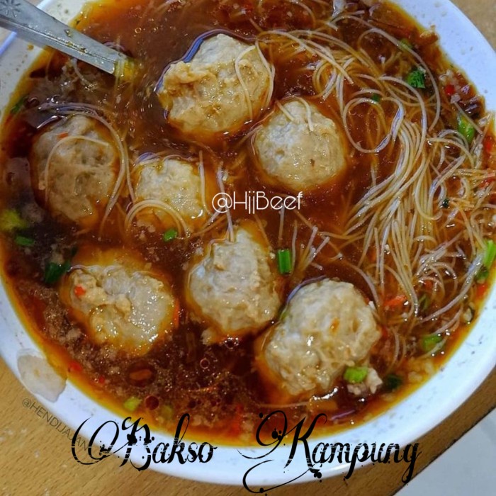 

Promo Bakso Kampung + Bumbu Kuah (Sachet)