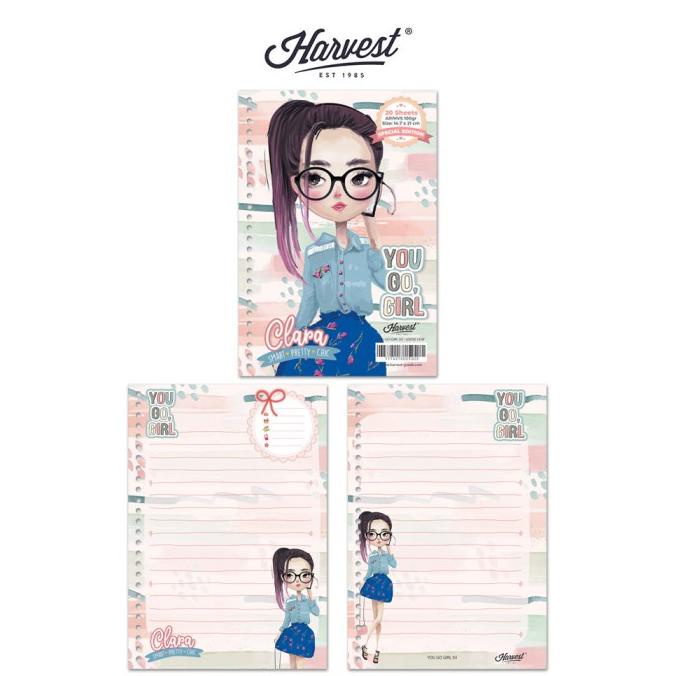 

YGT304 Loose Leaf / Kertas Binder Harvest A5 - You Go Girl! Termurah