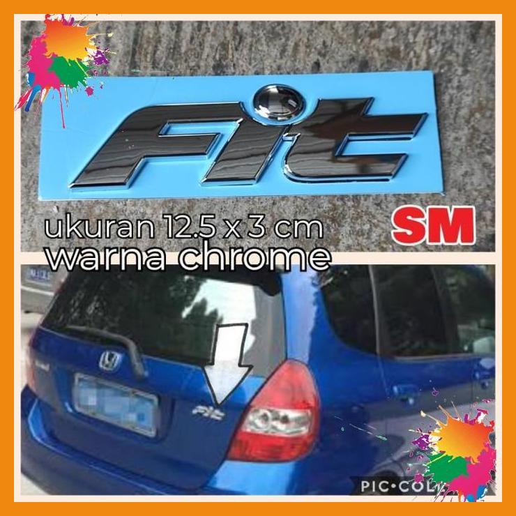 embkem tulisan fit honda jazz gd3 versi jdm [lvb]