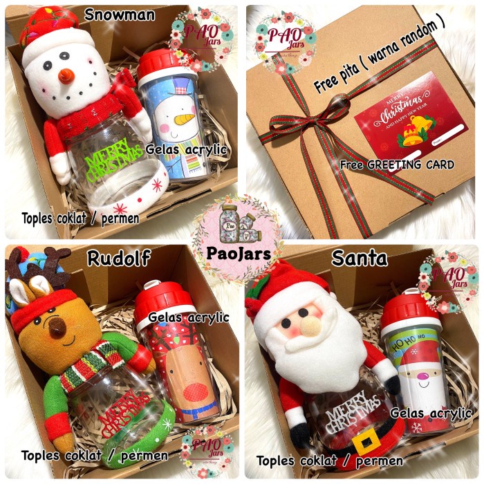 

DISKON MURAH Hampers natal / kado hadiah natal / gelas natal / hampers christmas BERRY30.JAYA