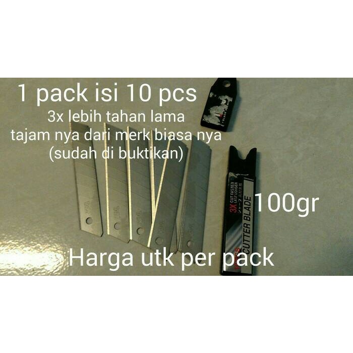 

Pisau Cutter 3x lebih awet dan lebih cepat star