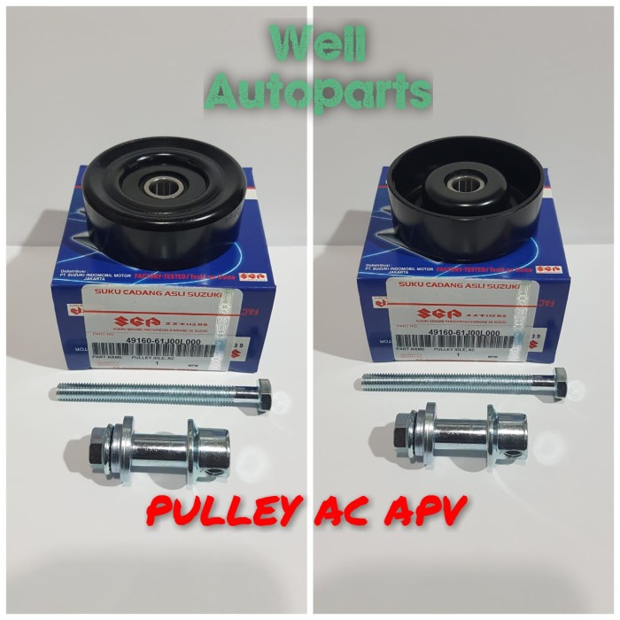 PULLEY PULEY PULI POLI SETELAN AC TENSIONER IDLER PULLEY AC APV star