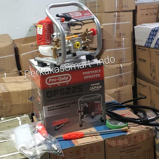 Best PROQUIP mesin cuci motor mobil bensin campur 2tak QPS225/jet cleaner |Murah