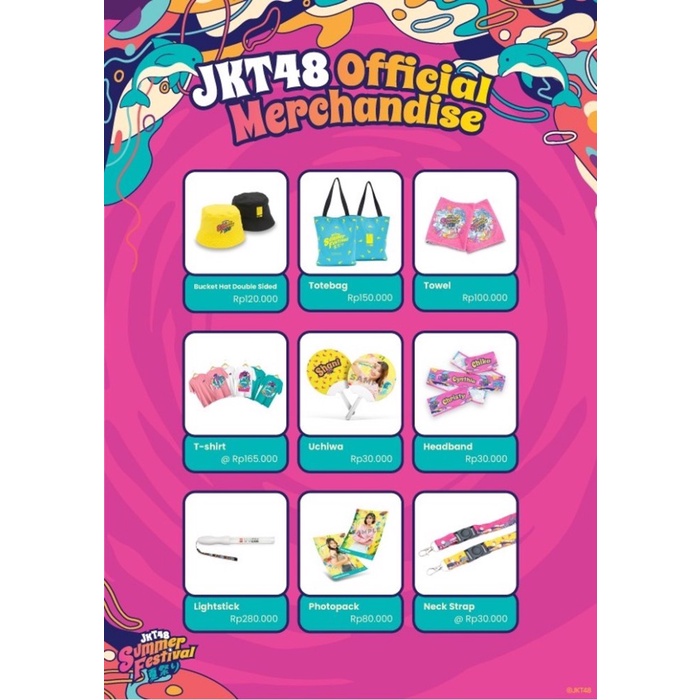 PRE-ORDER MERCHANDISE SPESIAL JKT48 SUMMER FESTIVAL