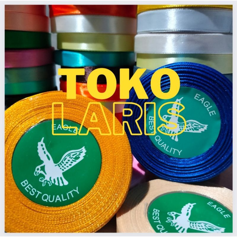 

PITA SATIN UKURAN 3/4 Inch 2 CM EAGLE BRAND , PITA SATIN MURAH