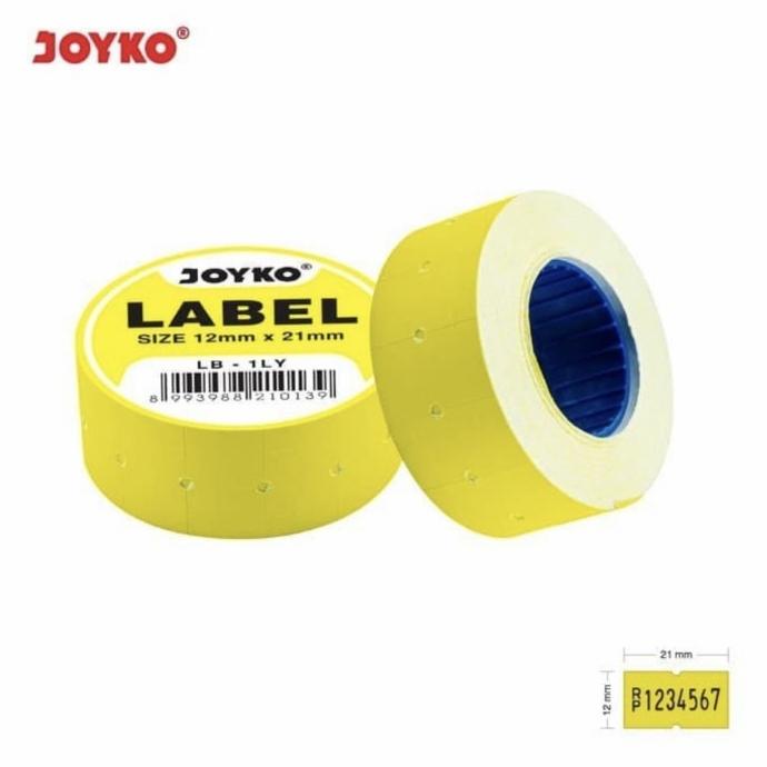 

Kertas Label Harga 1 Baris Kuning / Price Label 5500 5500M Kode 368
