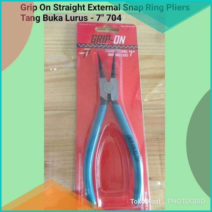 grip on tang snap ring 7" lurus buka 82-704 20JVLZ3 tools n parts 30O