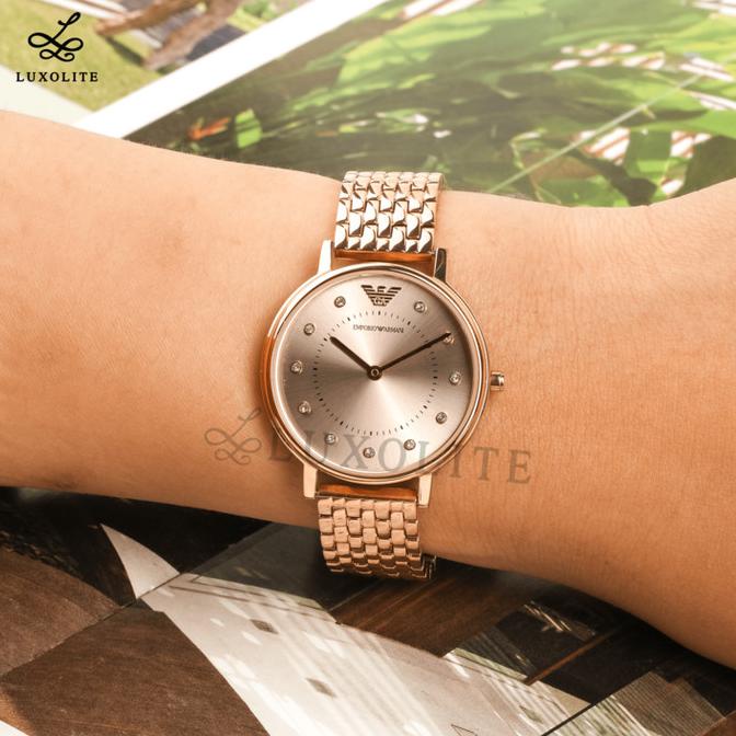 Promo Emporio Armani Jam Tangan Wanita Analog Ar11062 -  Best Seller