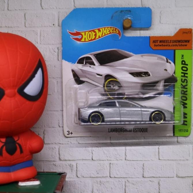 

Hotwheels Lamborghini Estoque Silver Short Card