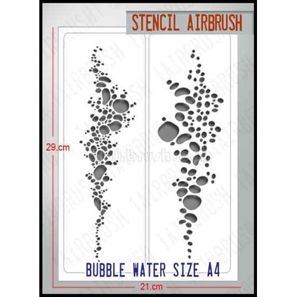 

TERMURAH STENCIL BUBBLE WATER !!!!!