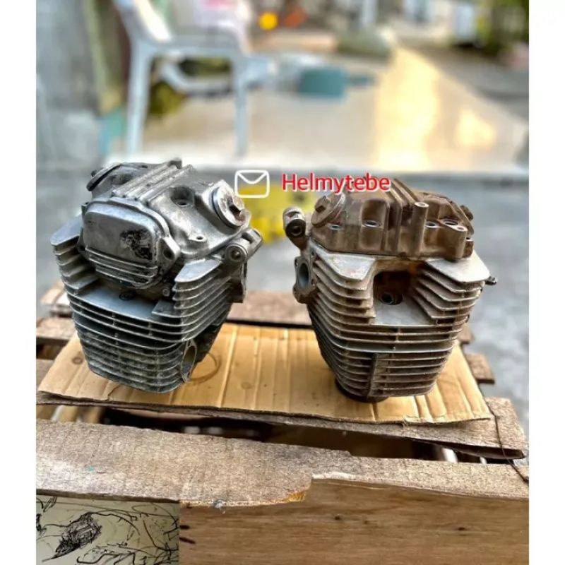 blok kop phantom 200cc / cylinder blok kop head phantom PNP CB GL TIGER MEGAPRO