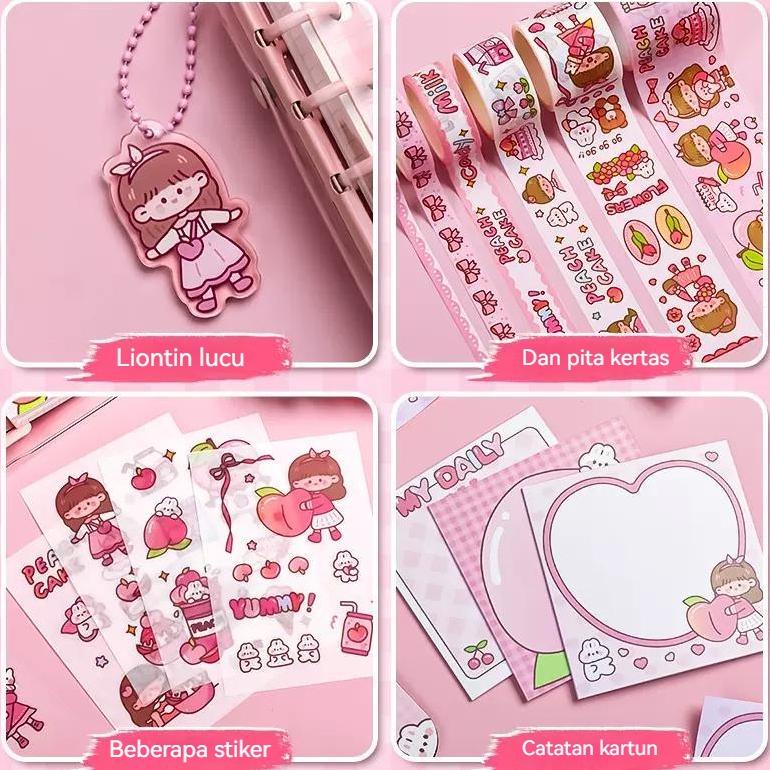 

COD CODStiker Lucu 1 Set Box Tema Kartun Stiker Label untuk Buku Pegangan Diary Dekorasi DIY Stiker Spiral Elegan Bahan Buku Notebook Bergaransi