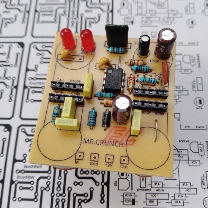 Promo Kit Efek Gitar Distorsi Mr.Crunch