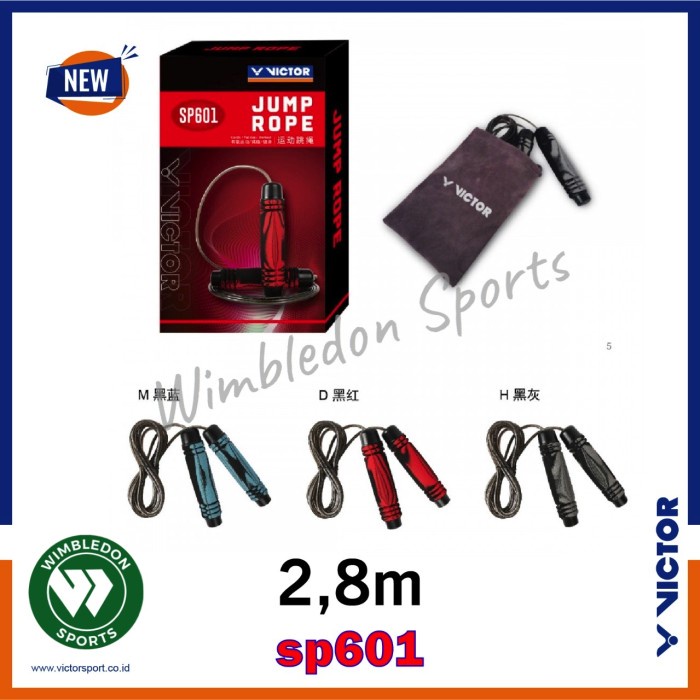 Promo Weighted Jump Rope Victor Sp601 / Tali Skipping Victor Terbaru