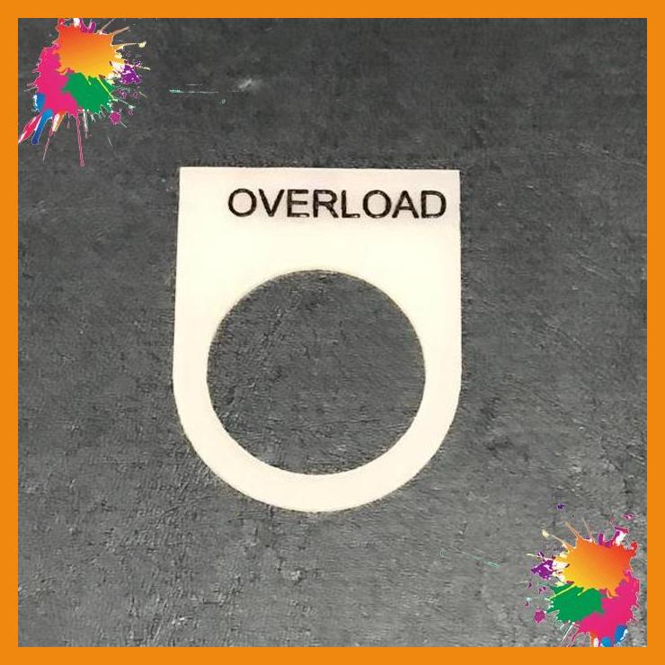 

name tag panel control listrik custom label name plate plat acrylic [raj]