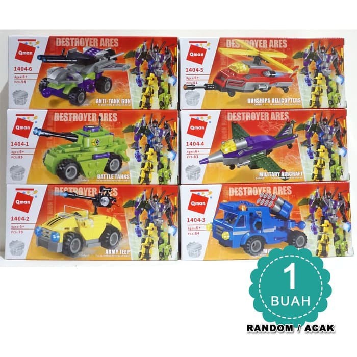 FLASH SALE JOYKOY 30333 THEONA.TATA LEGO MILITER ROBOT DESTROYER ARES QMAN 1404 TERLARIS