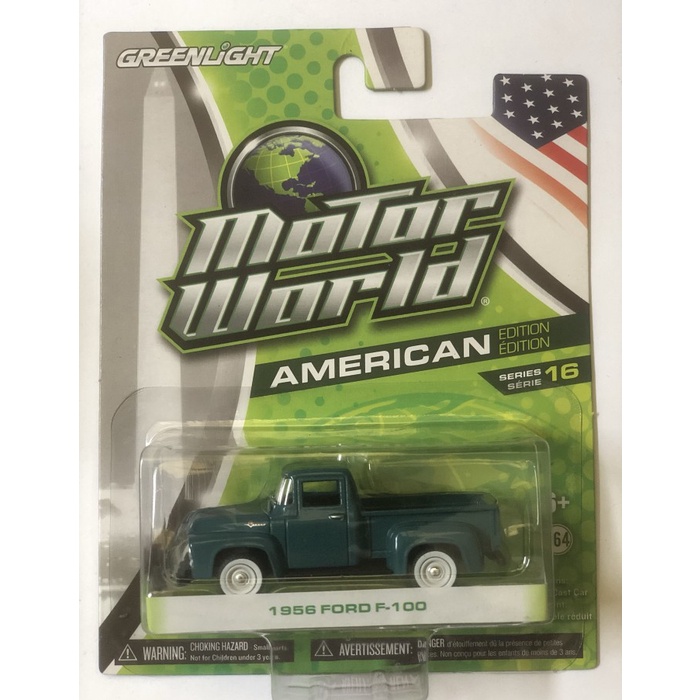 MUST HAVE GREENLIGHT MOTOR WORLD 1956 FORD F100 SERIES 16 TERLARIS