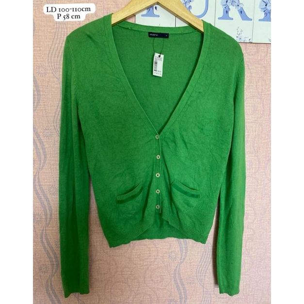 CARDIGAN HIJAU