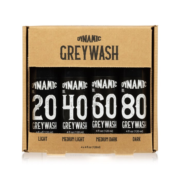 Dynamic Greywash set tattoo ink 4oz / tinta tattoo greywash set