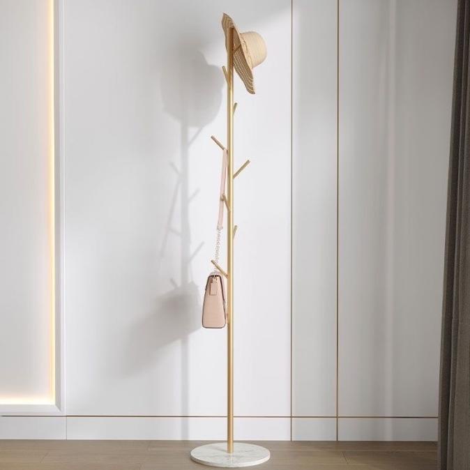 Luxury Marble Gold Standing Hanger/ Gantungan Hanger Besi Emas Mewah