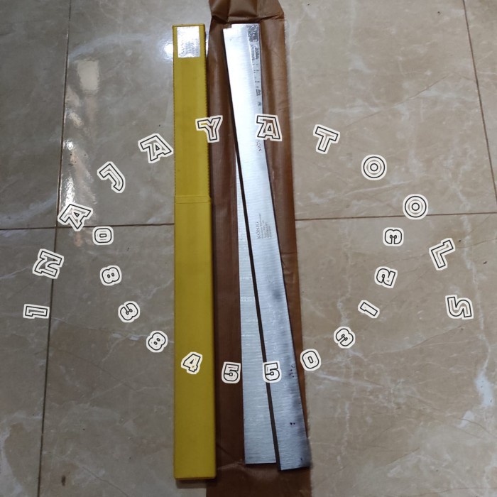 Mata Planer Knife HSS 610 x 40 x 4 mm Pisau Serut Kayu HSS Germany -Lulas G