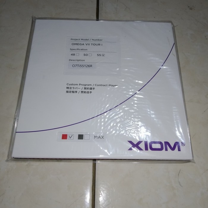 ✨Ori Xiom Omega Vii Tour I Custom 55 Degree Terbatas