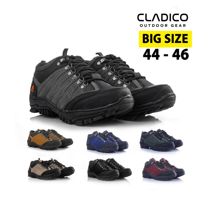 Sepatu Safety Boots Pria Hiking Industri JUMBO BIG 44 45 46 Coupe low