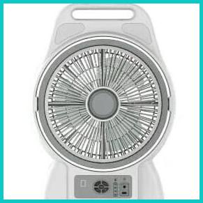 Krisbow Kipas Angin Dengan Lampu Darurat 30 cm / Emergency Box Fan 12