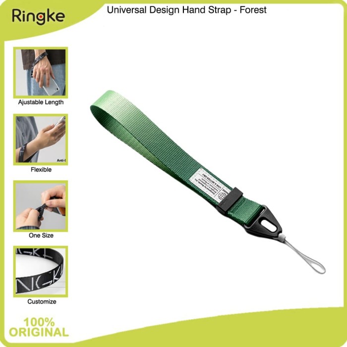 Ringke Hand Strap Forest Tali Hp Gantungan Wrist Lanyard