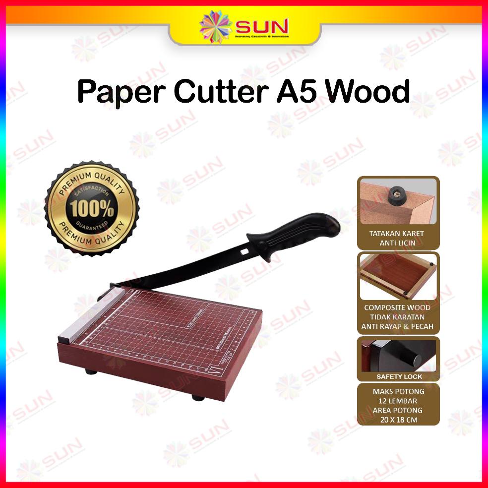 

Murah Paper Cutter Mini A5 ( Alat Potong / Mesin Pemotong Kertas HVS, Sticker, Dos, PVC ID Card, Yellow Board, Art Paper, Vinyl. Bontax Camel, Kertas Photo Glossy Silky ) Sale