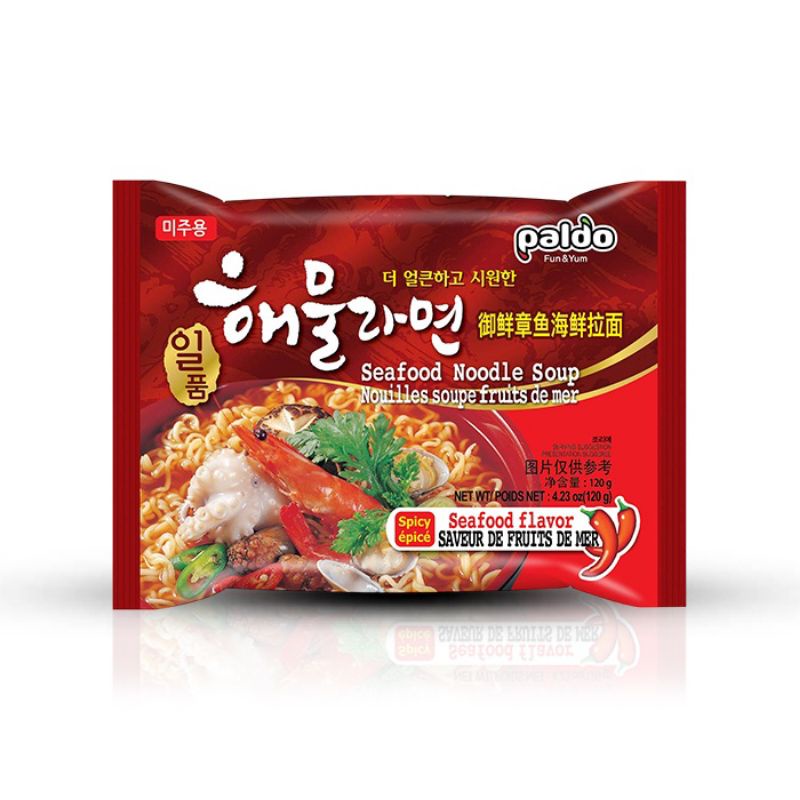 

paldo seafood 130gr x 20 pcs ( 1 dus )