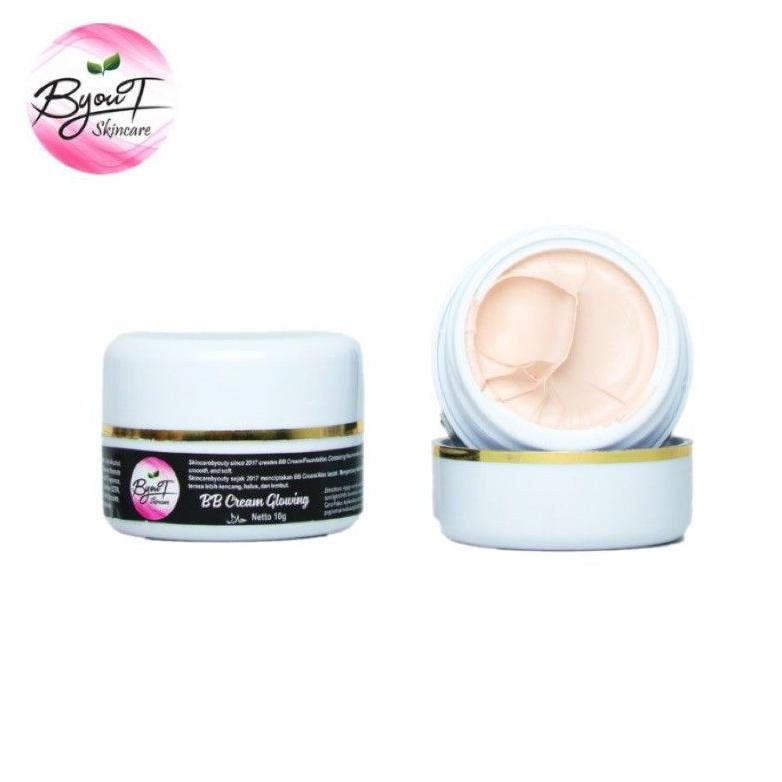 Model Baru Bb cream glowing Byout By Nisa Skincare SPF 50 foundation coverage cushion anti uv ori bp