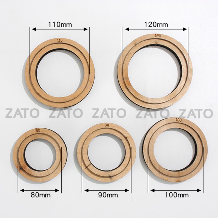 

Large Round Cutting Blade - template - pisau pon - leather tools