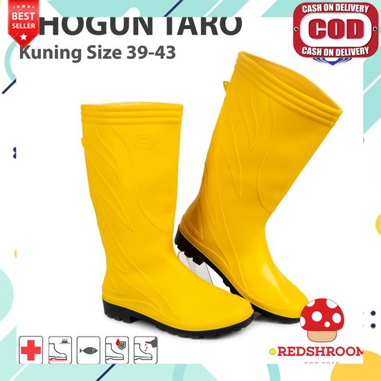 Sepatu Pria Safety Boot Bot But Boots Proyek Sawah Karet Hitam Tinggi Murah Lentur Terbaru 2023 Sepa