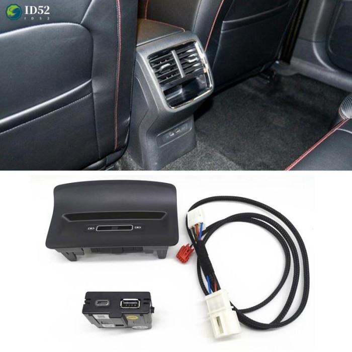 SALE KURSI BELAKANG MOBIL USB TYPE-C SOCKET ARMERST USB ADAPTER UNTUK