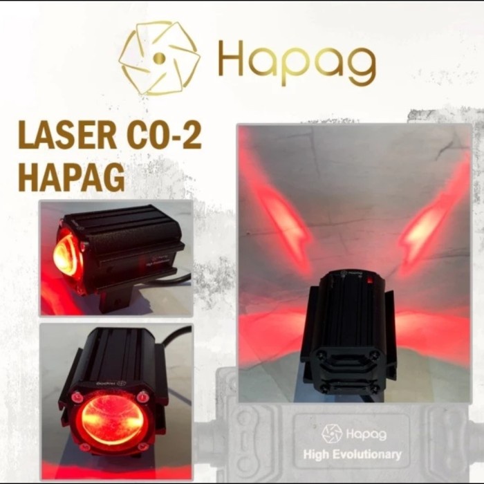 Hapag Co2 Lampu Led Tembak Laser Hapag Co-2 30 Watt 30W Model X1