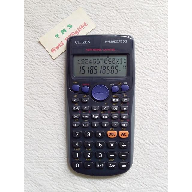 

TERLARIS - KALKULATOR ILMIAH SCIENTIFIC CITIZEN FX-350ES MULTI GUNA