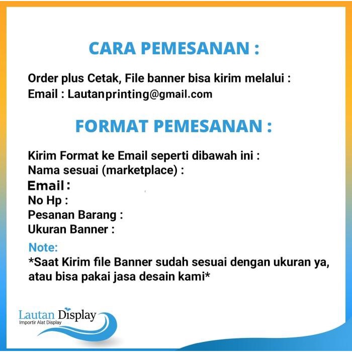 

TERLARIS - STAND BANNER TR BANNER PLUS CETAK STIKER DAN IMPRABOARD 60X160 CM