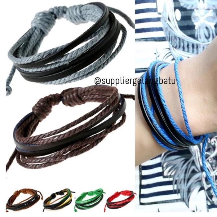 

TERLARIS - TALI KULIT 2MM PER ROLL BAHAN GELANG KALUNG MACRAME CORD METERAN